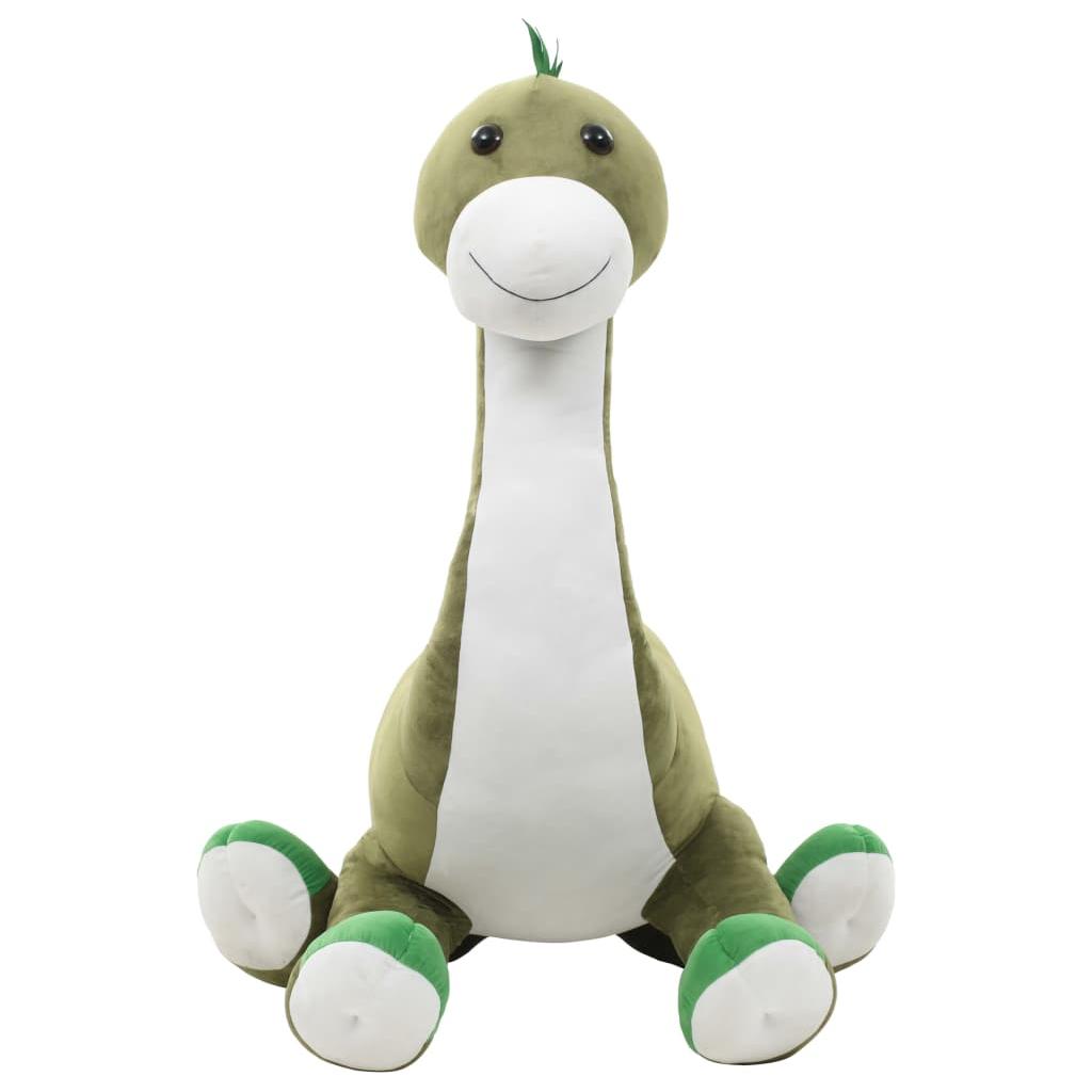 Minkštas žaislinis dinozauras-Brontozauras, žalias, pliušinis