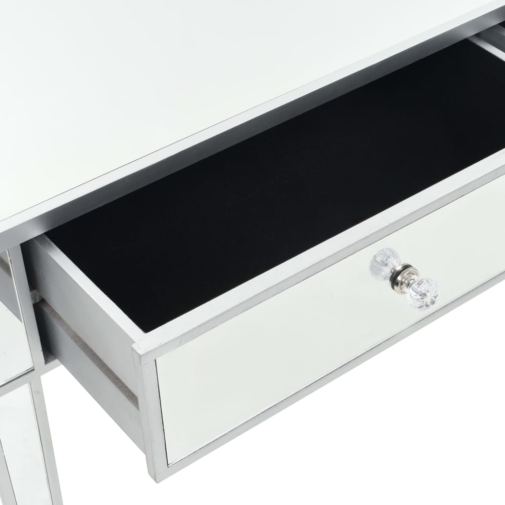 Veidrodinis konsolinis staliukas, MDF ir stik., 106,5x38x76,5cm