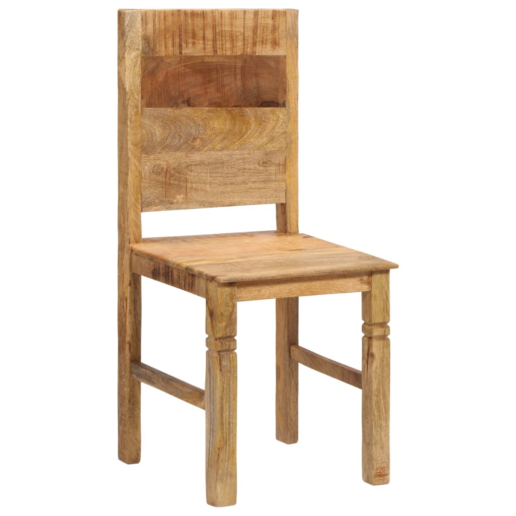Valgomojo kėdės, 2 vnt., mango medienos masyvas