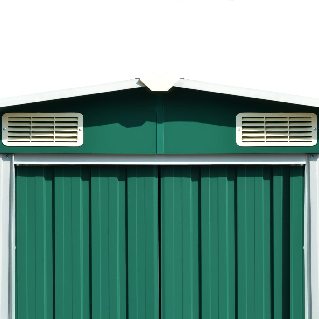 Sodo pašiūrė, 257x497x178cm, metalas, žalia