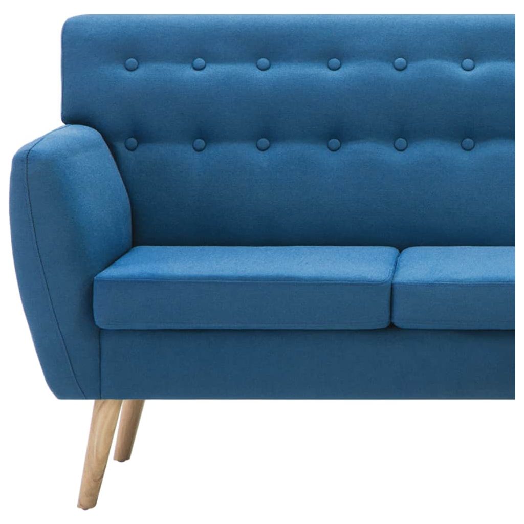 L-formos sofa, aud. apmušal., 171,5x138x81,5cm, mėlyna