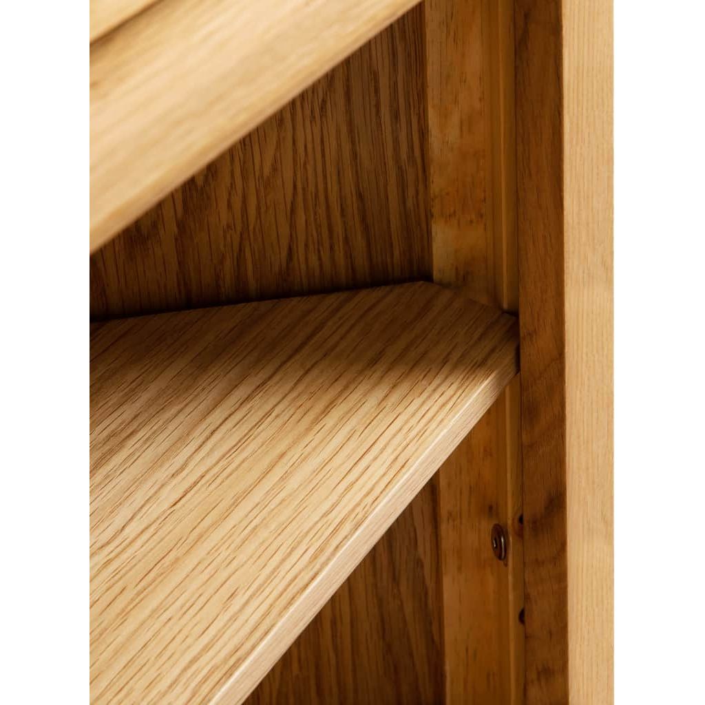 Kampinė spintelė, 59x36x180cm, ąžuolo medienos masyvas