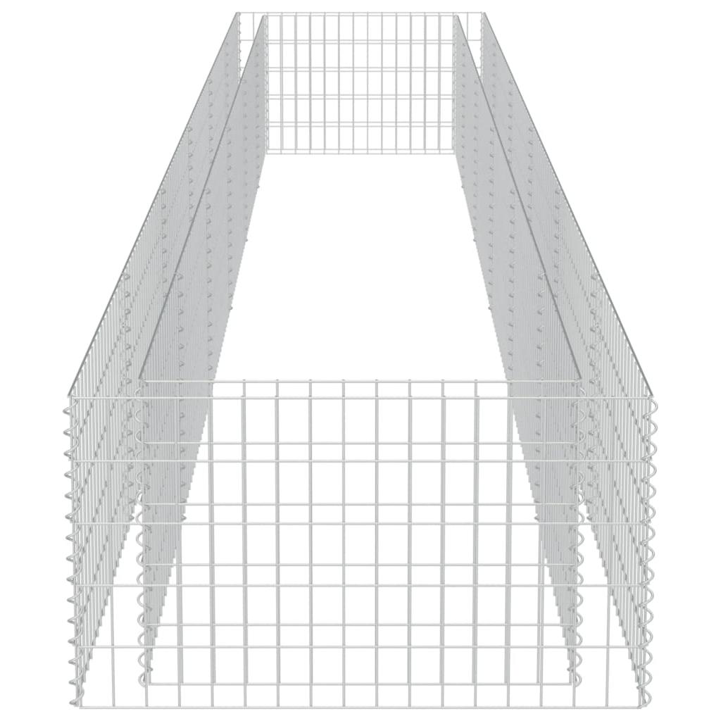 Gabiono vazonas, galvanizuotas plienas, 540x90x50cm
