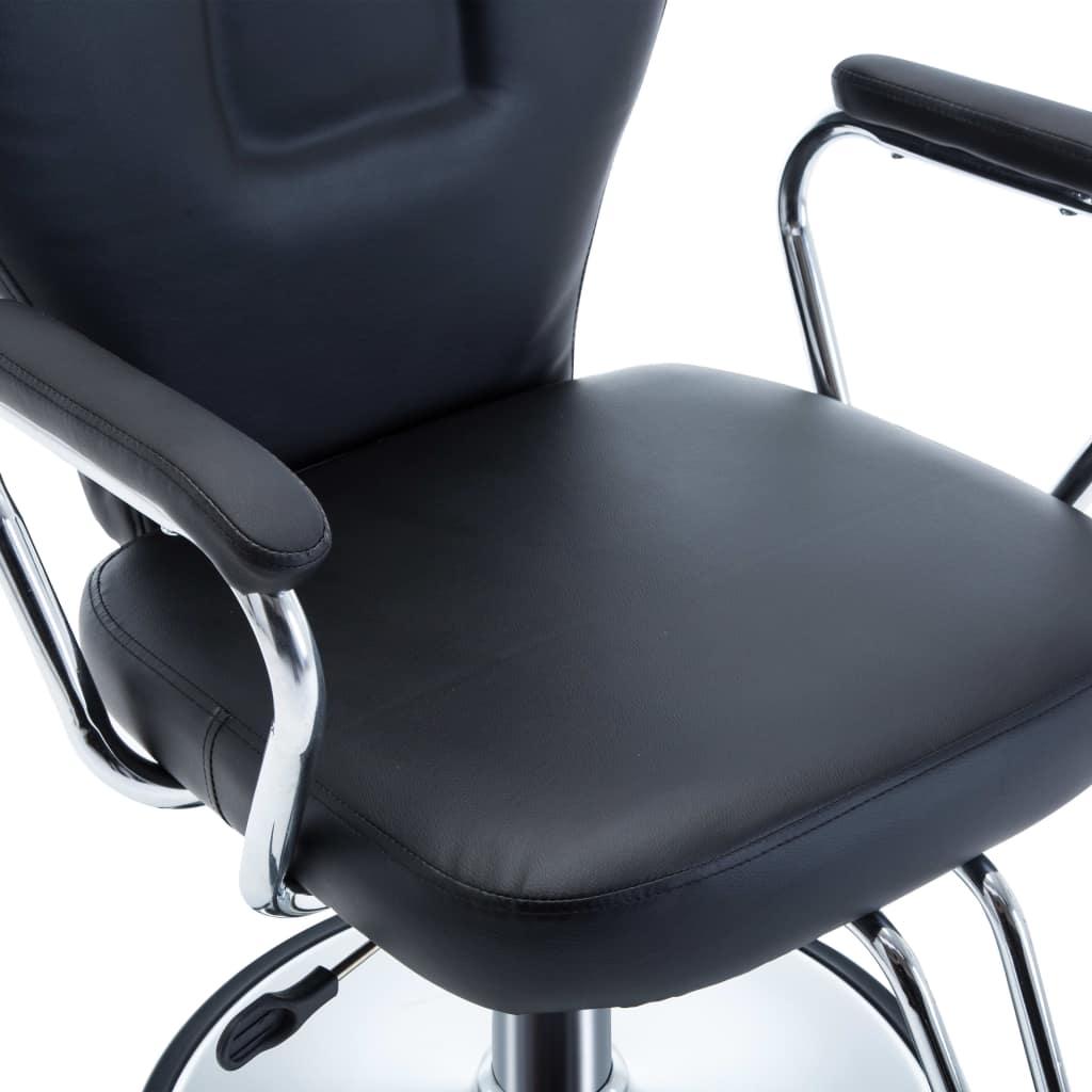 Kirpėjo kėdė, dirbtinė oda, juoda