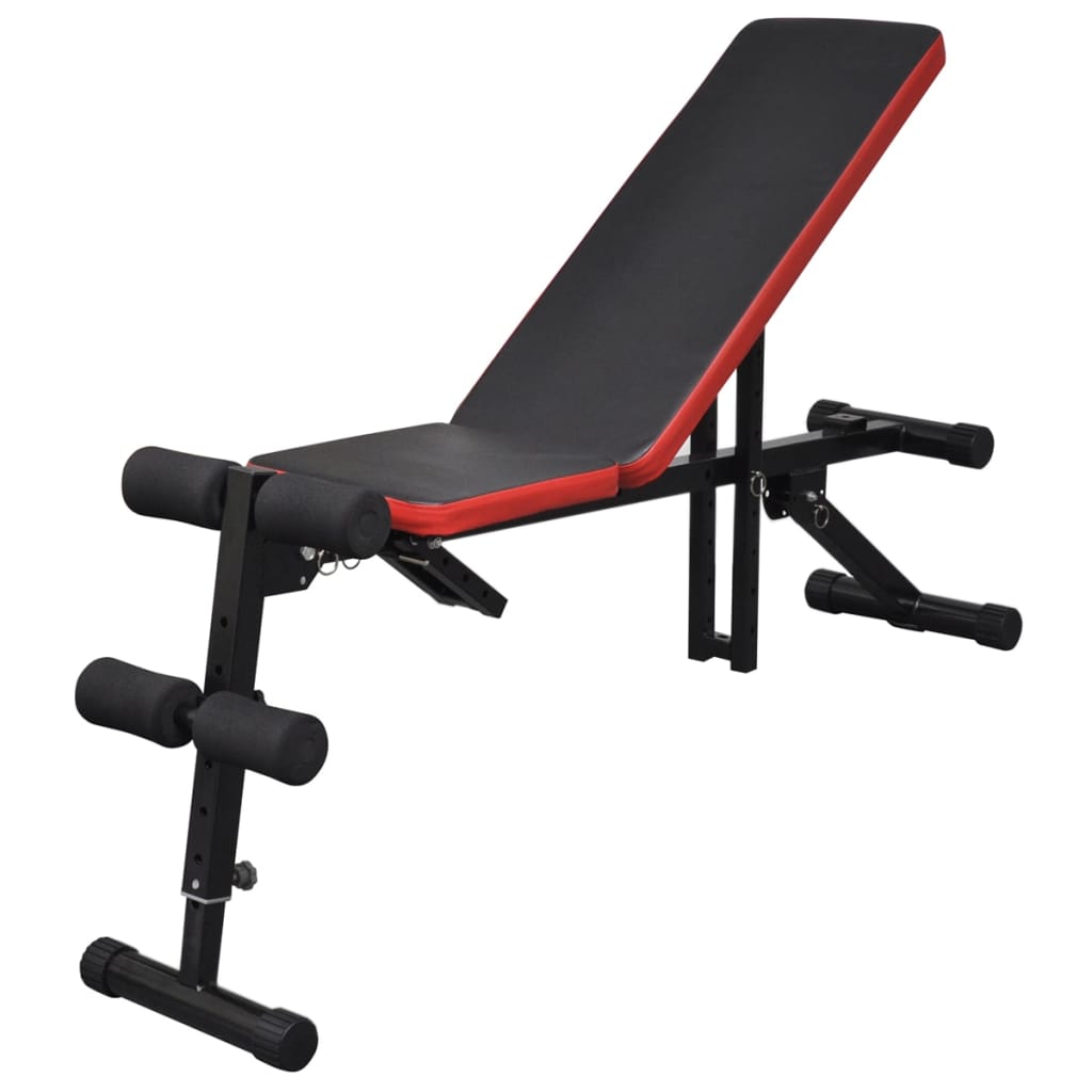 Reguliuoj. atsilenk. suoliukas su štanga ir hant. rink., 60,5kg