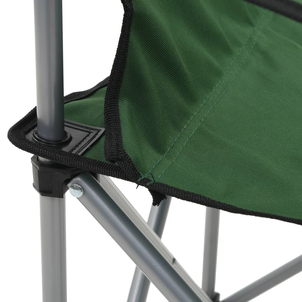 Stovyklavimui skirtas stalo ir kėdžių kompl., 3 d., žalias