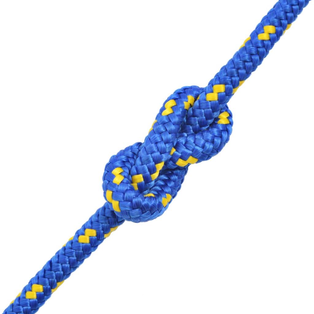 Jūrinė virvė, mėlyna, 50m, polipropilenas, 18mm