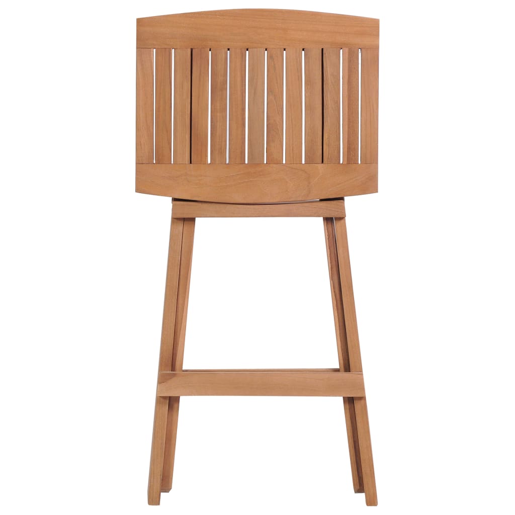 Sulankstomos baro kėdės, 4 vnt., tikmedžio medienos masyvas