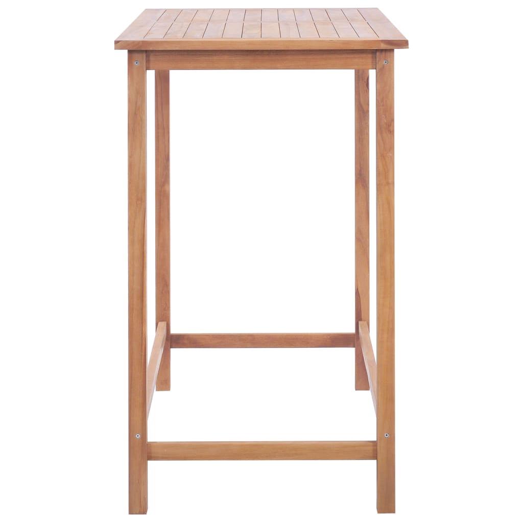 Lauko baro stalas, 120x65x110 cm, tikmedžio med. masyvas