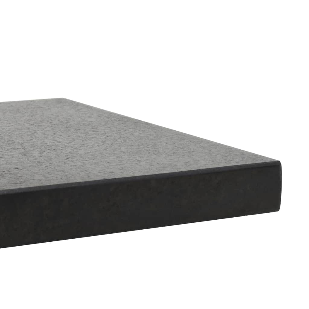 Skėčio stovas, granitas, 30kg, kvadratinis, juodas