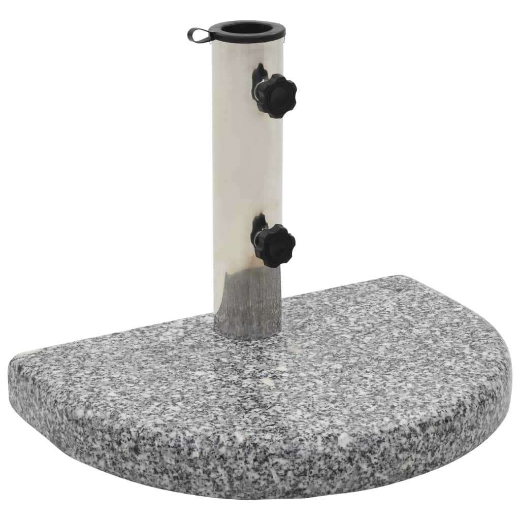 Skėčio stovas, granitas, 10kg, išlenktas, pilkas
