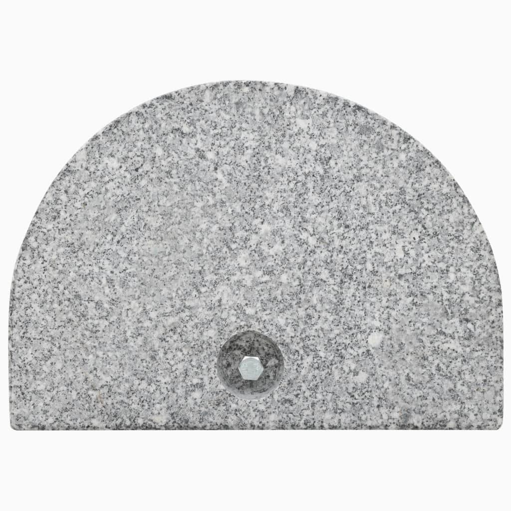 Skėčio stovas, granitas, 10kg, išlenktas, pilkas
