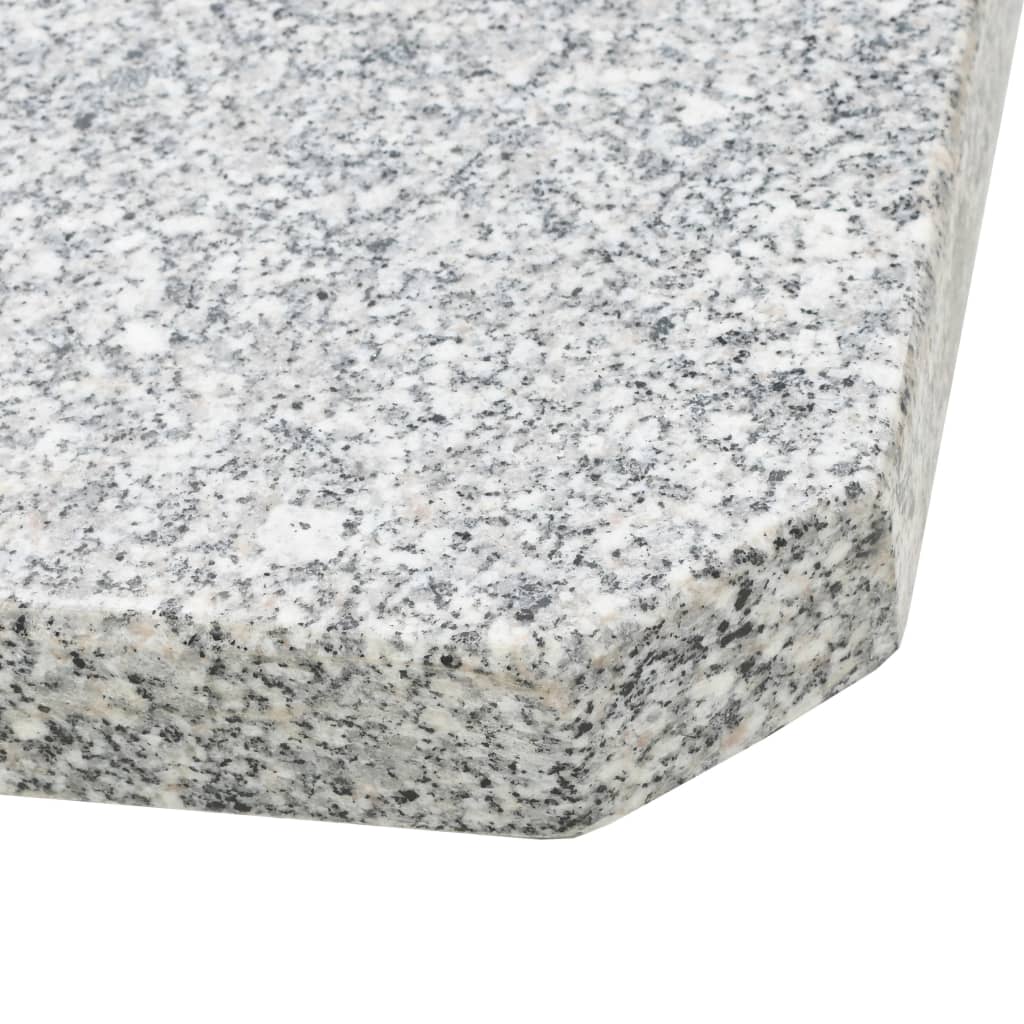 Svoris skėčiui, pilkas, granitas, 25 kg, kvadratinis