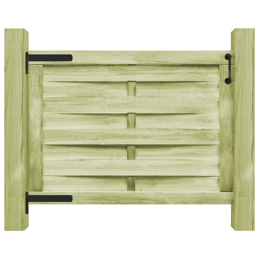 Sodo vartai, FSC impregnuota pušies mediena, 100x75 cm, žali