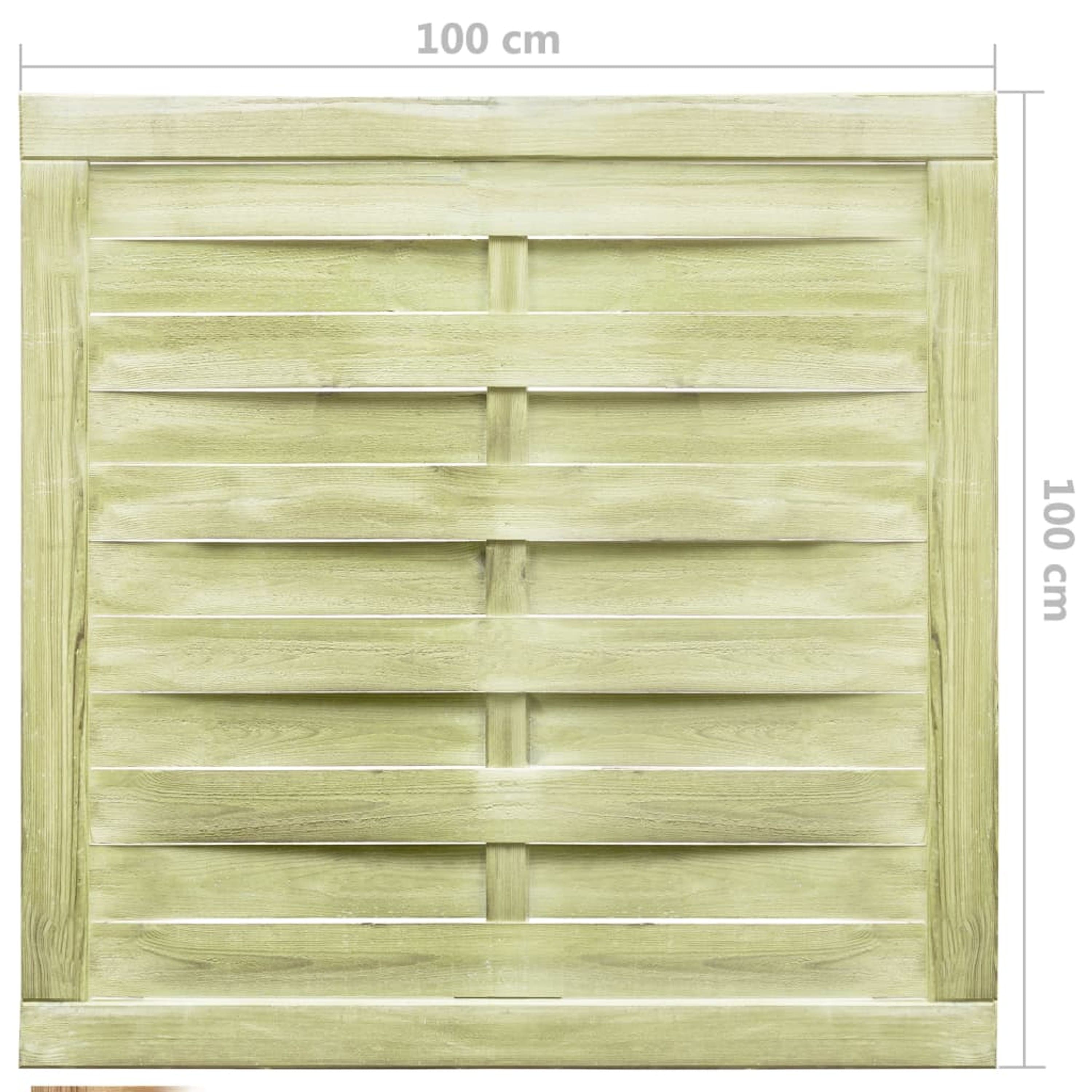 Sodo vartai, FSC impregnuota pušies mediena, 100x100cm, žali