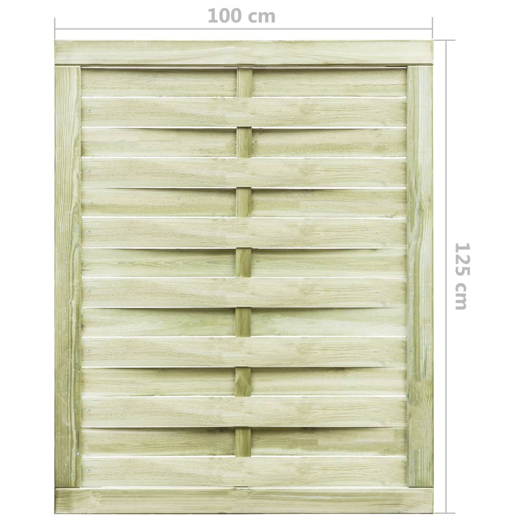 Sodo vartai, FSC impregnuota pušies mediena, 100x125cm, žali