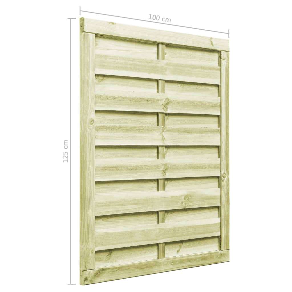 Sodo vartai, FSC impregnuota pušies mediena, 100x125cm, žali