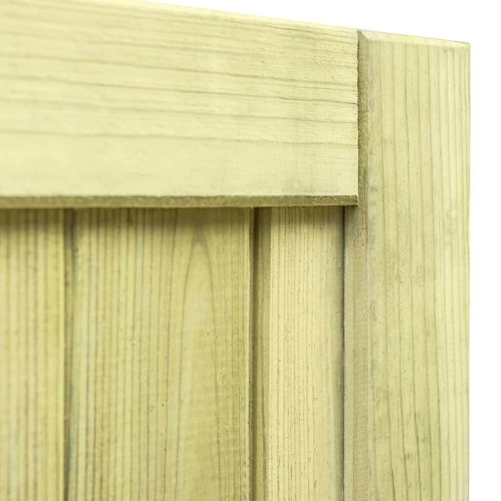 Sodo vartai, 125x100cm, FSC impregnuota pušies mediena
