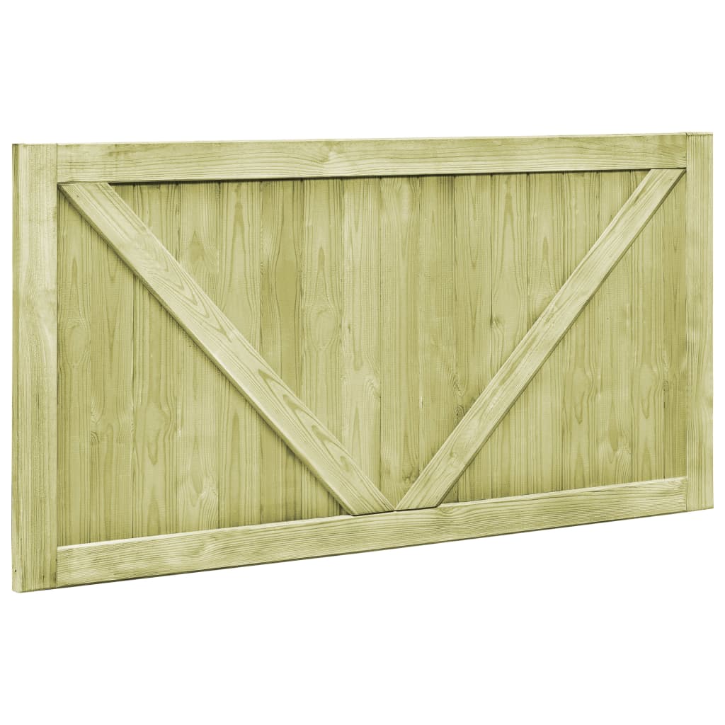 Sodo vartai, 2vnt., 300x75cm, FSC impregnuota pušies mediena