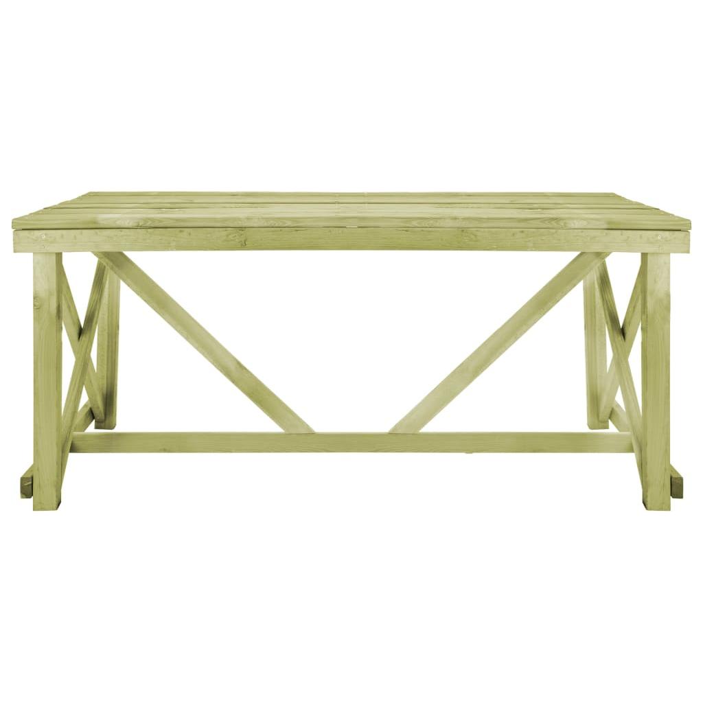 Lauko valgomojo stalas, 160x79x75 cm, FSC mediena
