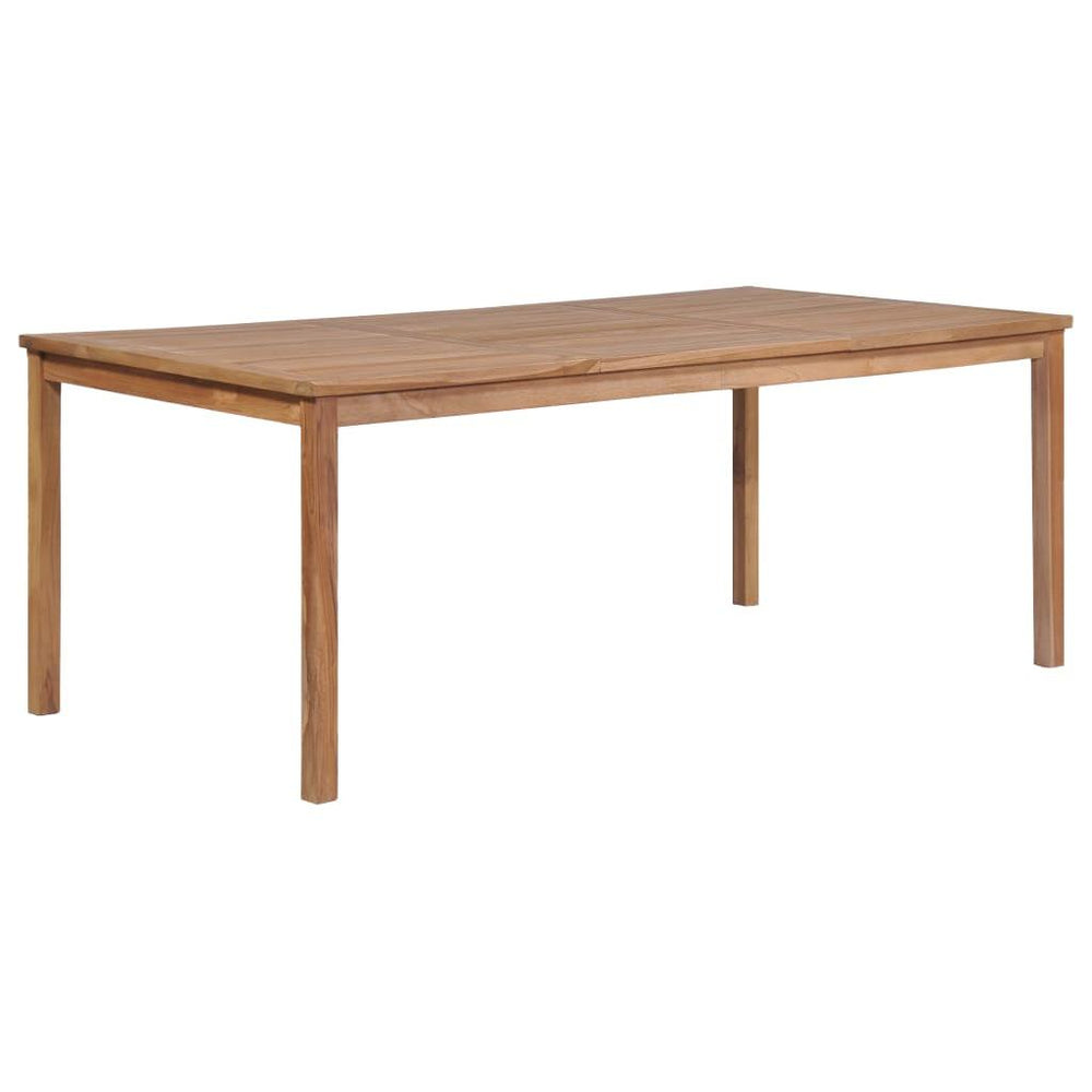 Lauko valgomojo stalas, 200x100x77cm, tikmedžio med. masyvas
