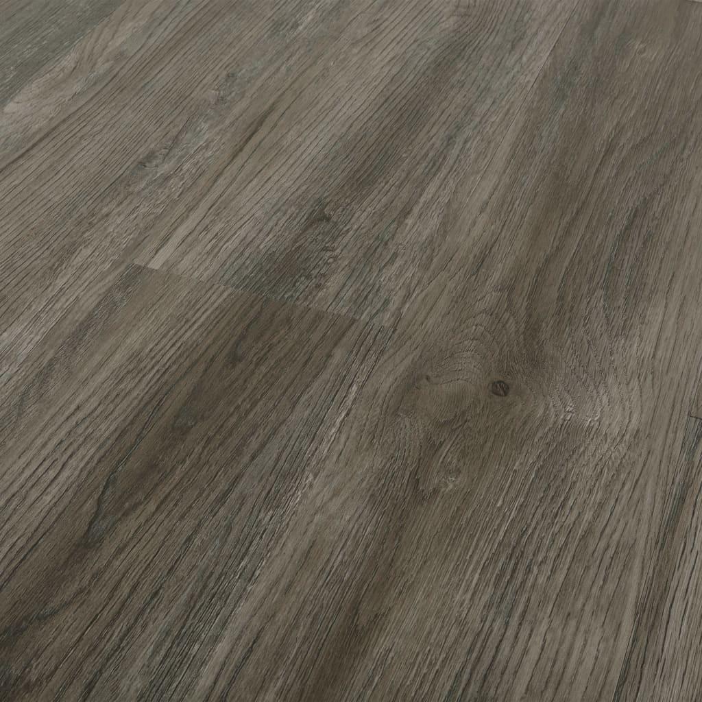Grindų plokštės, pilk. ir rud. sp., 4,46m², 3mm, PVC, prilipd.