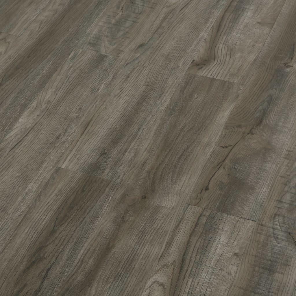 Grindų plokštės, pilk. ir rud. sp., 4,46m², 3mm, PVC, prilipd.