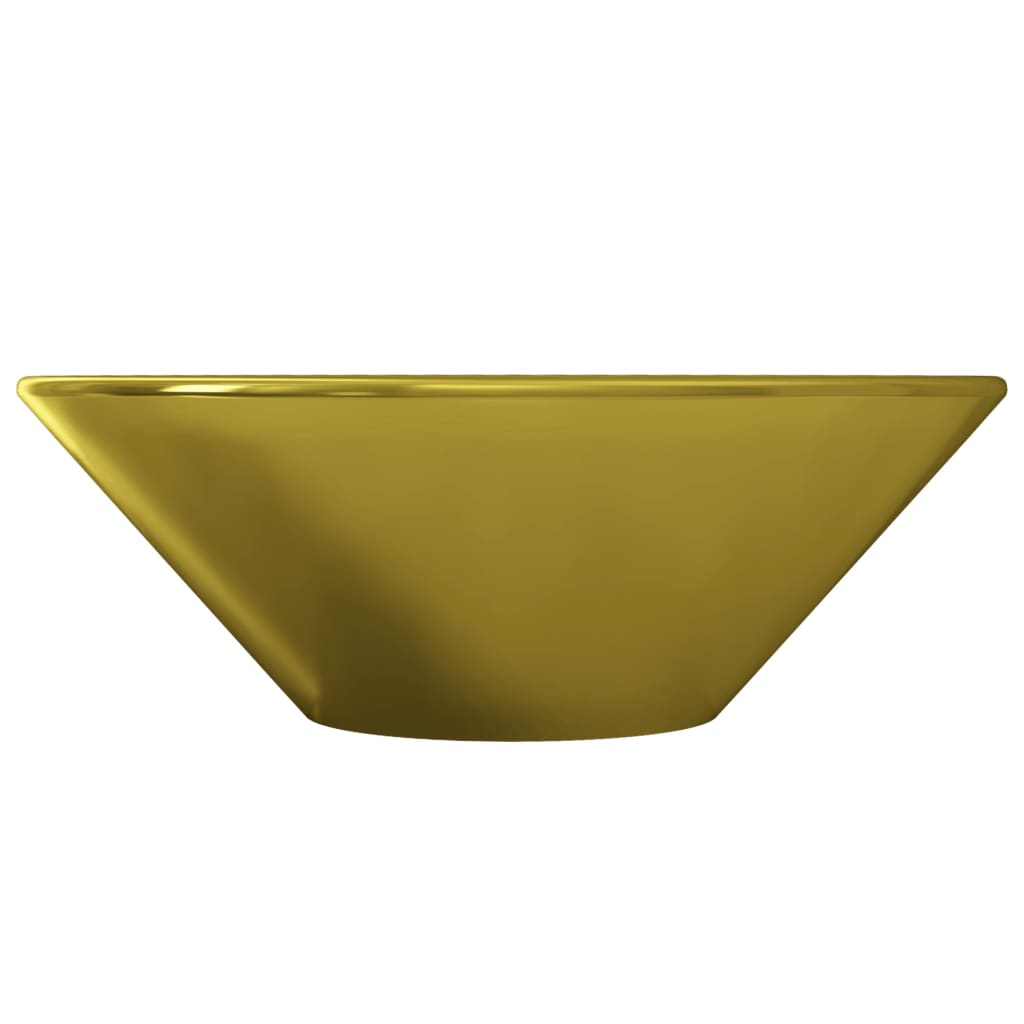 Praustuvas, 42x14cm, auksinės sp., keramika