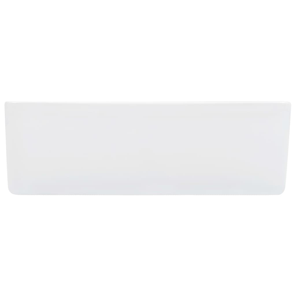 Praustuvas, baltos sp., 40x30x13cm, keramika