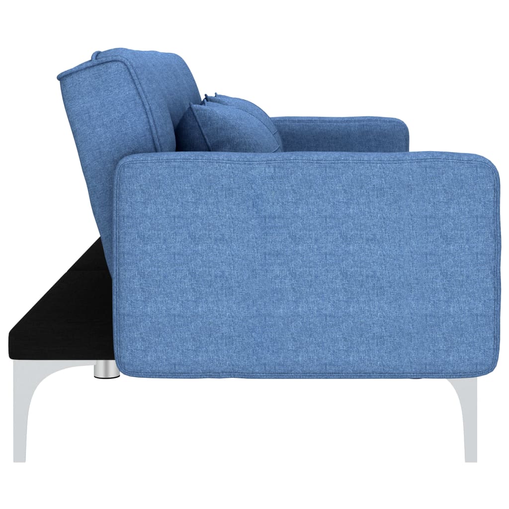 Sofa-lova, mėlynos spalvos, audinys