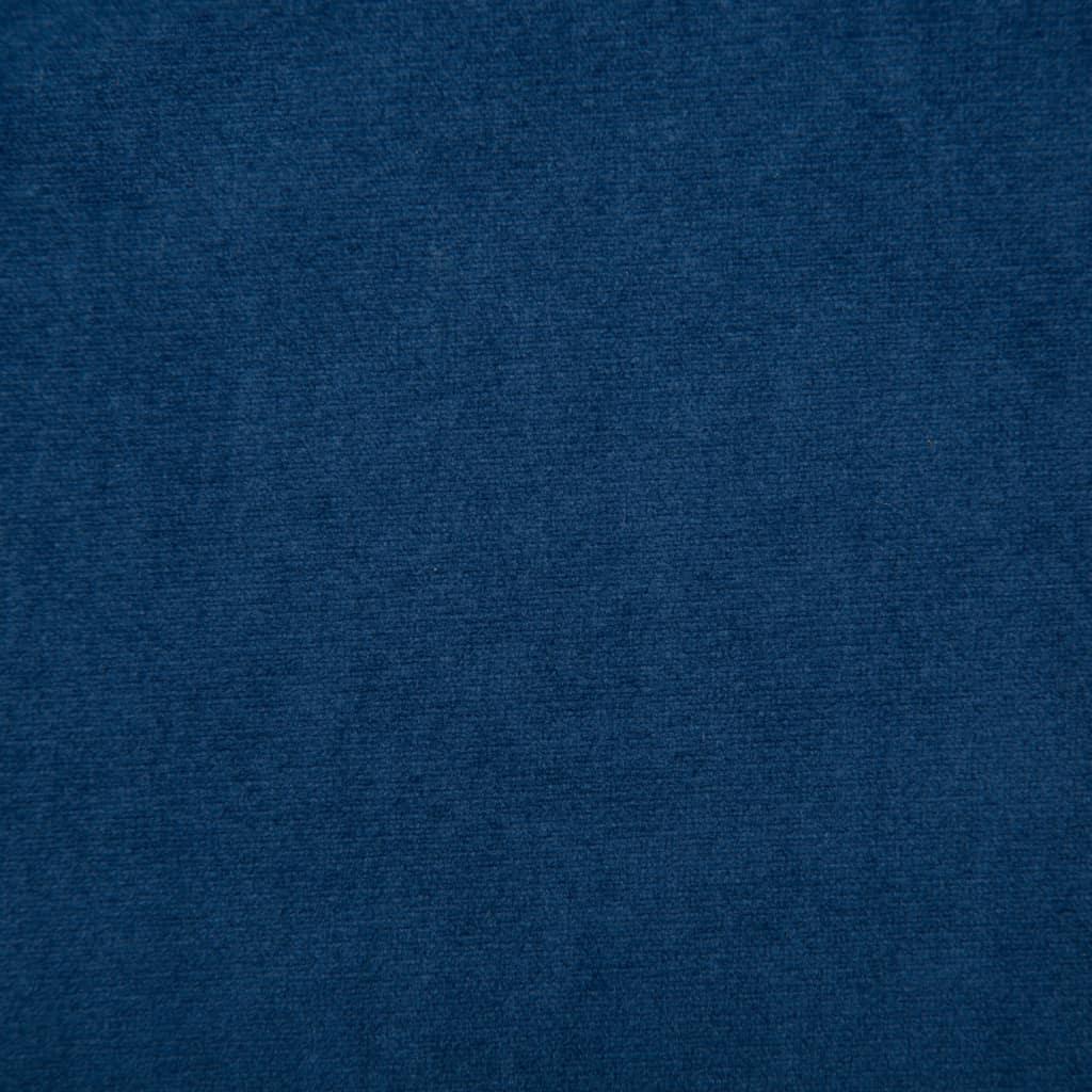 Chesterfield sofos komplektas, 2d., aksominis apmušalas, mėlyn.