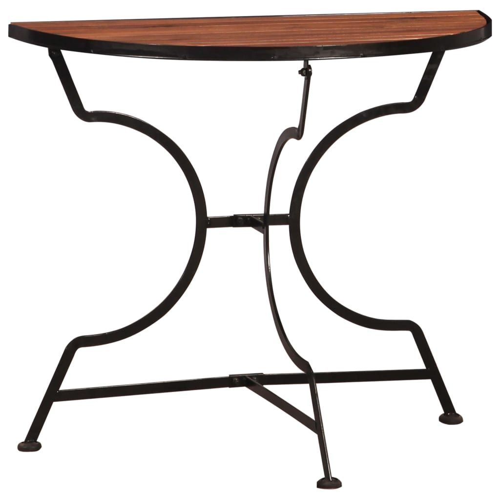 Baro stalas, 85x43x75cm, akacijos medienos masyvas
