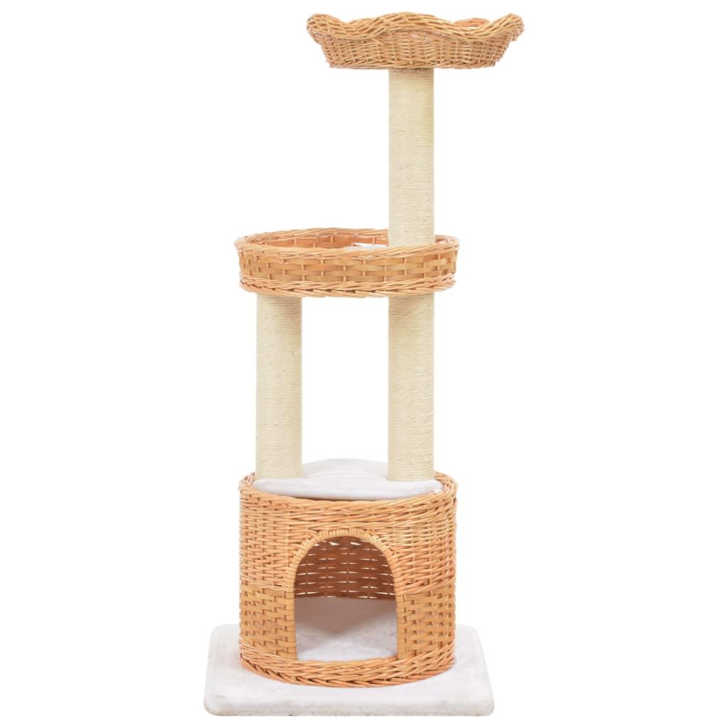 Draskyklė katėms su stovu iš sizalio, natūr. sp., gluosnio med.