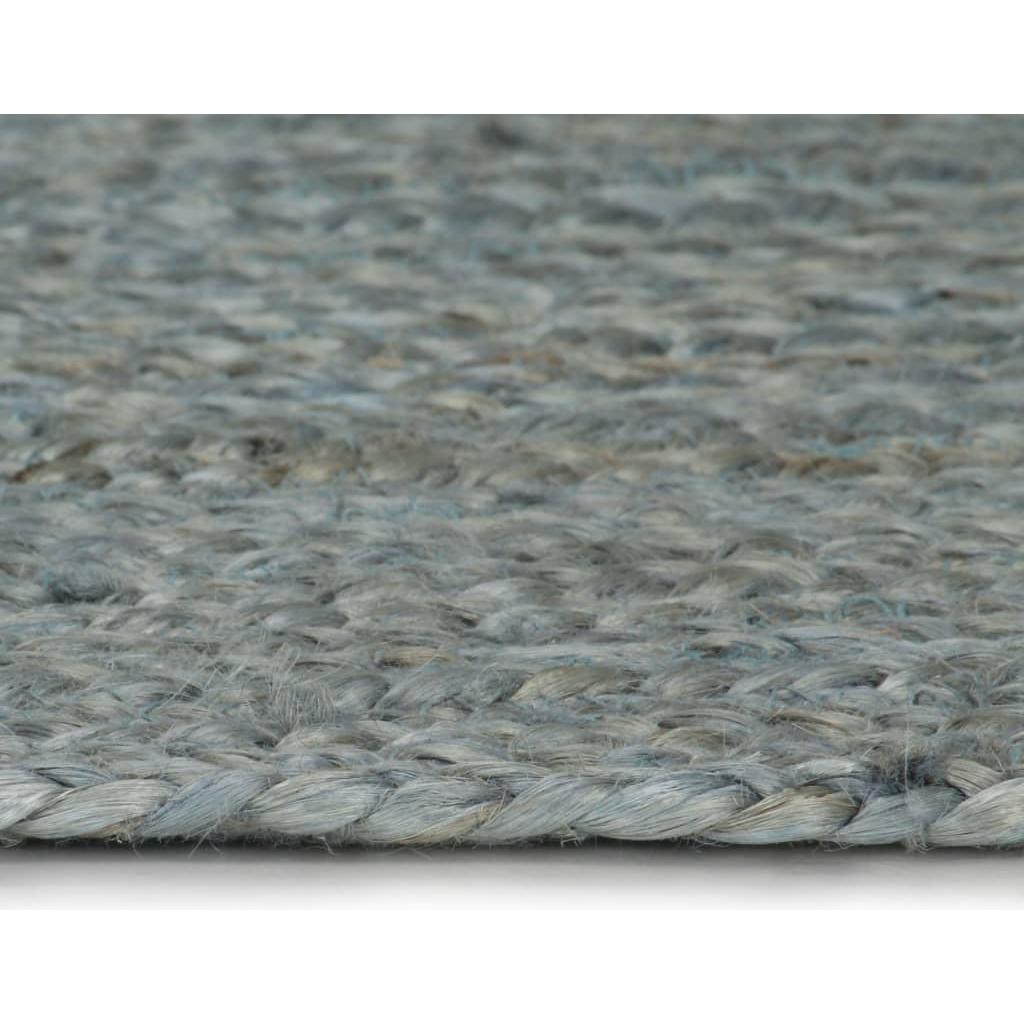 Kilimas, alyv. žal. sp., 150cm, džiutas, apval., rankų darbo