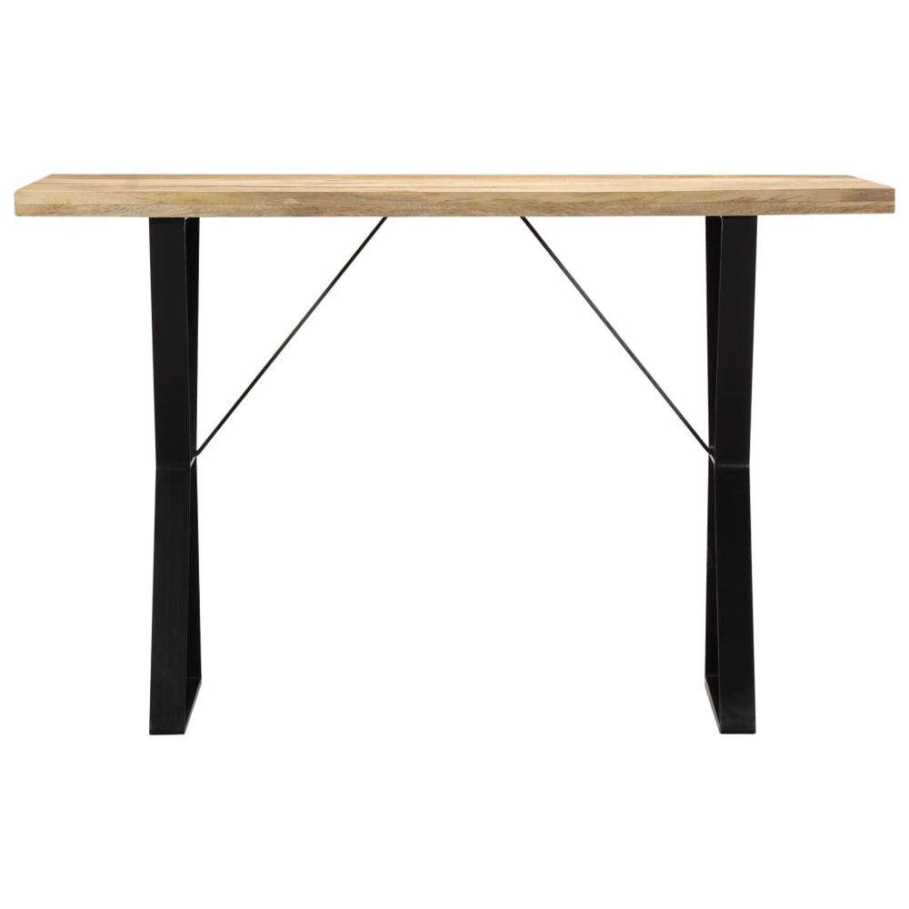Valgomojo stalas, 120x60x76 cm, mango medienos masyvas