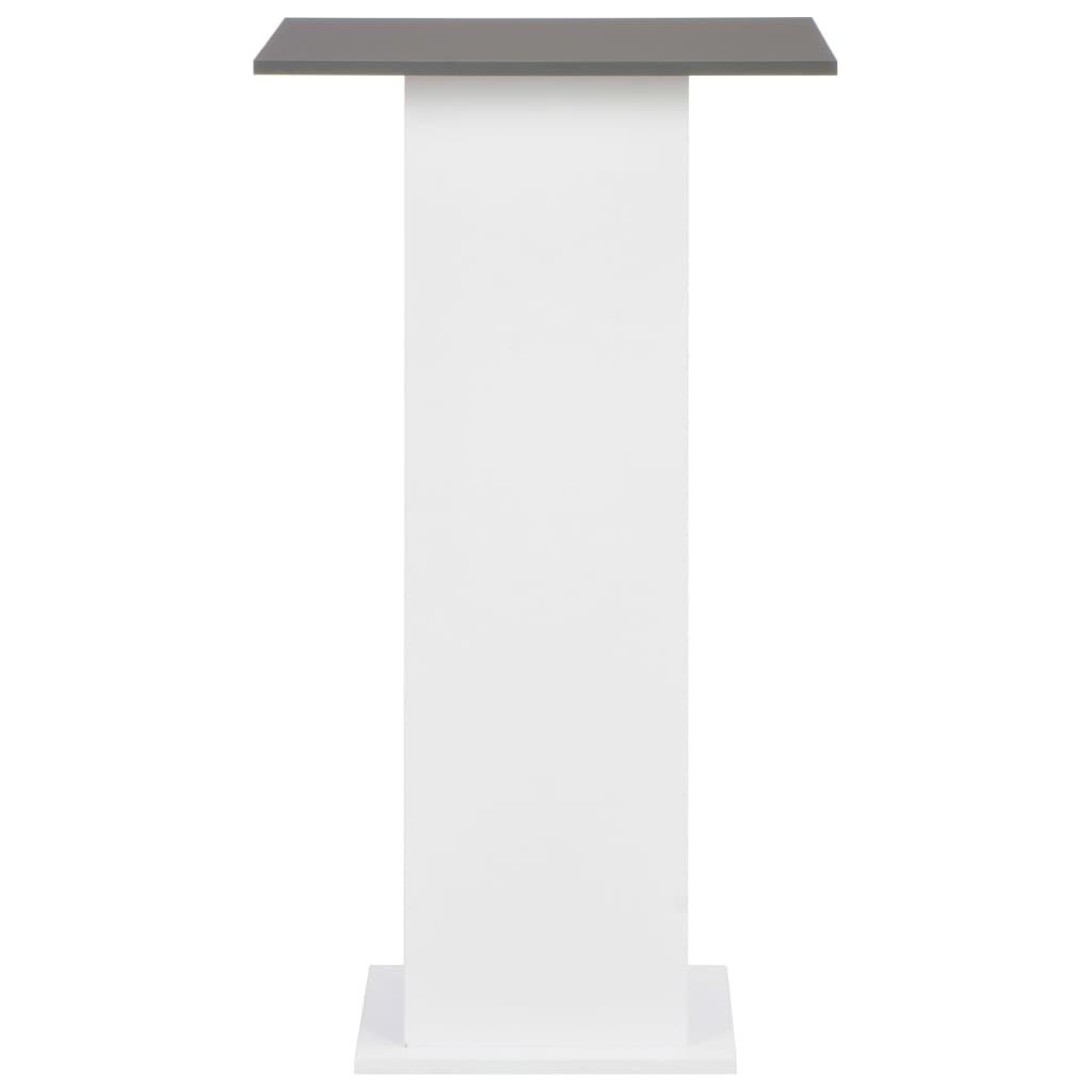 Baro stalas, 60x60x110cm, baltas