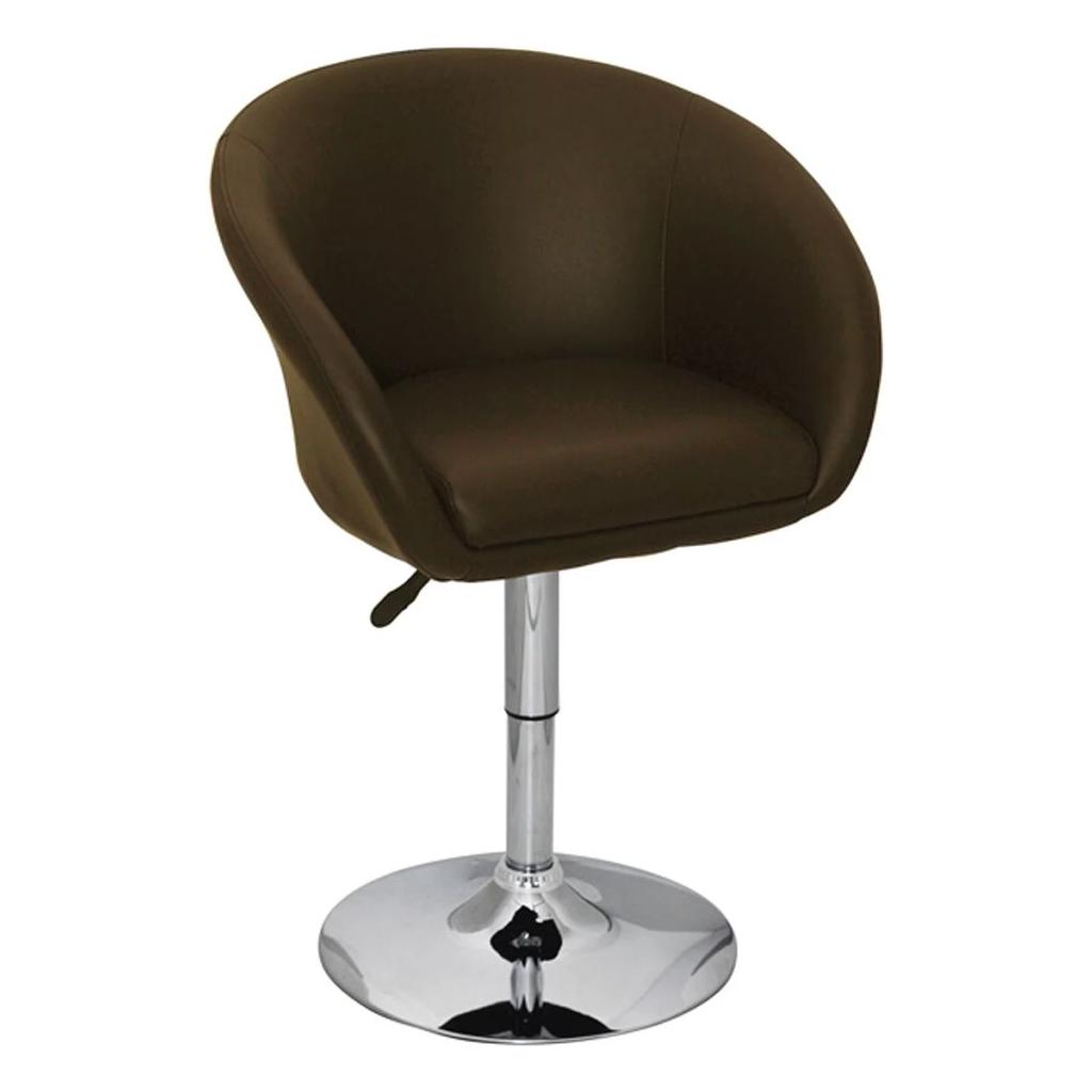 Baro kėdė, ruda, 63,5x55x75-91 cm