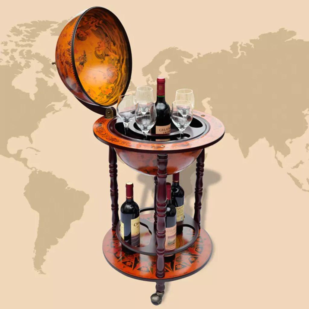 Gaublio formos vyno butelių laikiklis, medinis