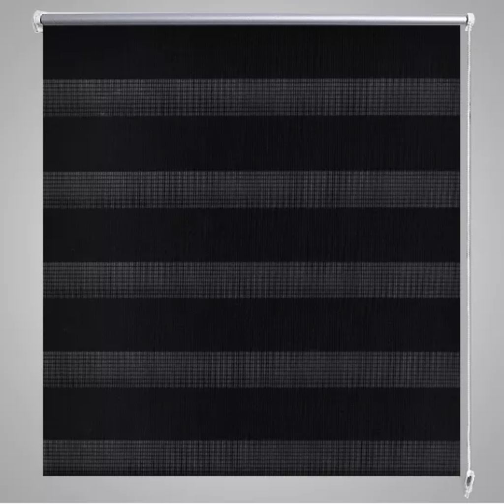 Zebra Žaliuzė, Roletas 120 x 230 cm, Juodas