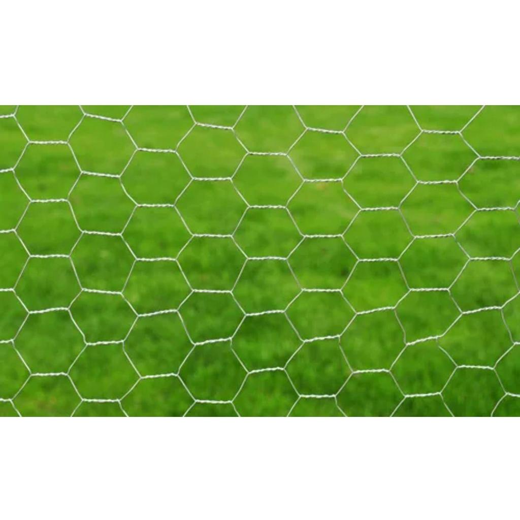 Galvanizuotas Vielinis Tinklas 0,75 mm, Šešiakampės Akys 75 cm x 25 m