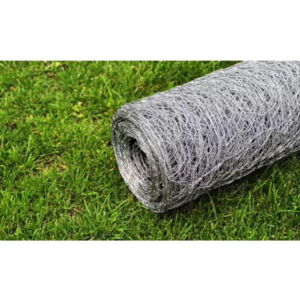 Galvanizuotas Vielinis Tinklas 0,75 mm, Šešiakampės Akys 1 m x 25 m