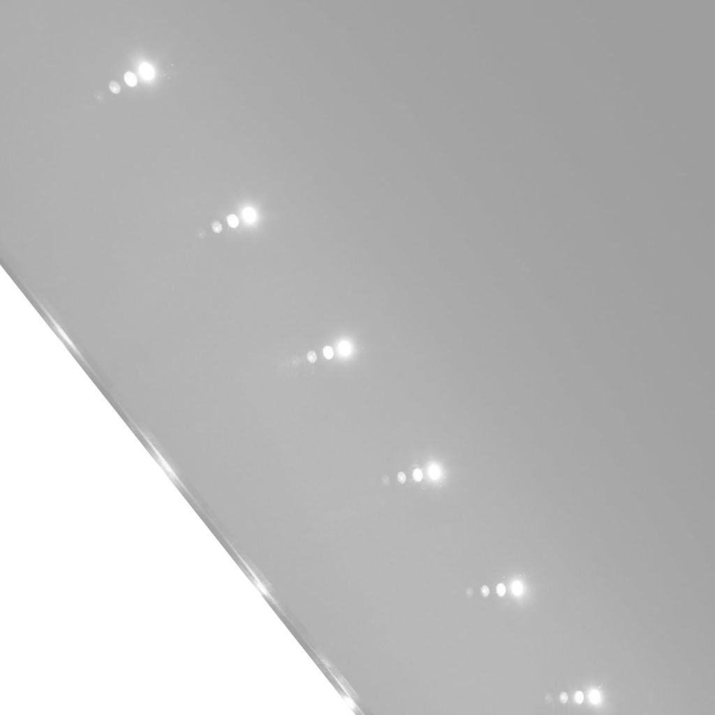 Sieninis Vonios Veidrodis su LED Apšvietimu 60 x 80 cm