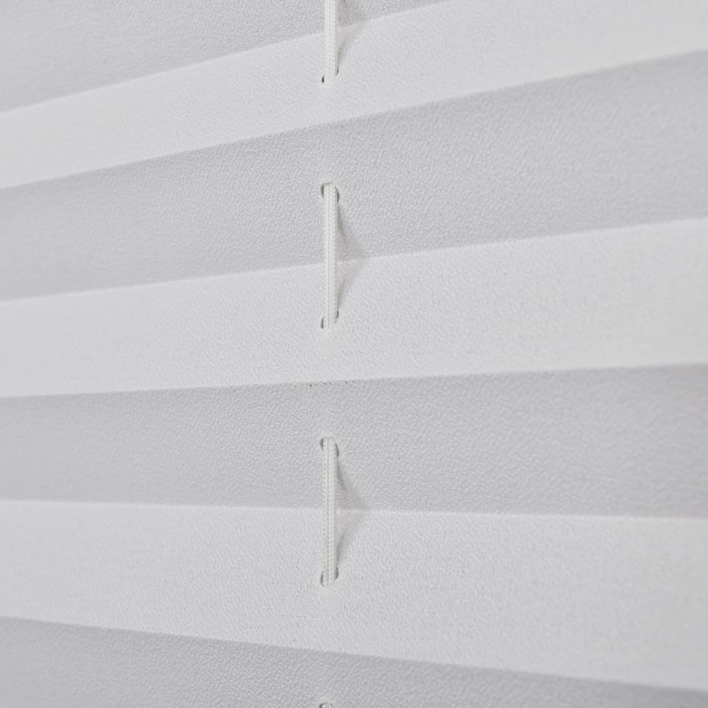 Plisuotos Žaliuzės, 40 x 125 cm, Baltos