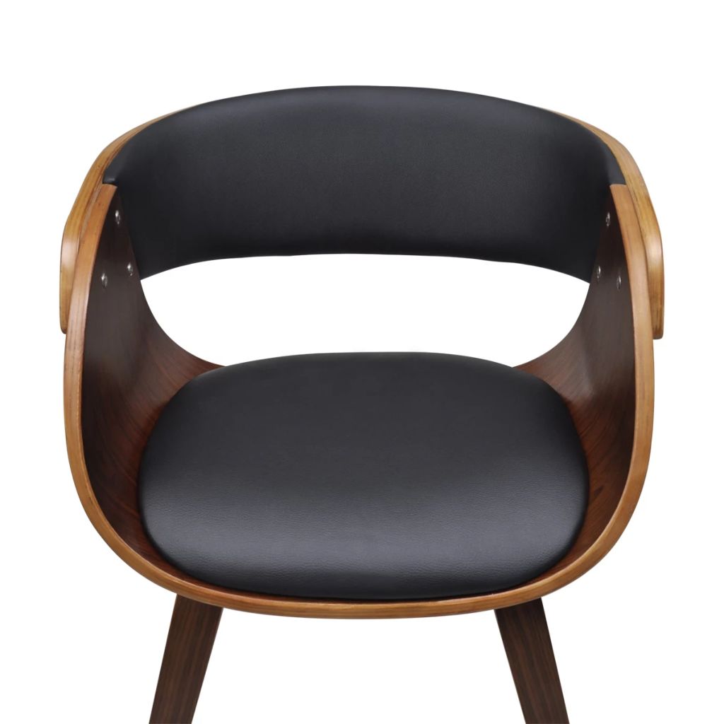 Valgomojo kėdė su mediniu rėmu, ruda