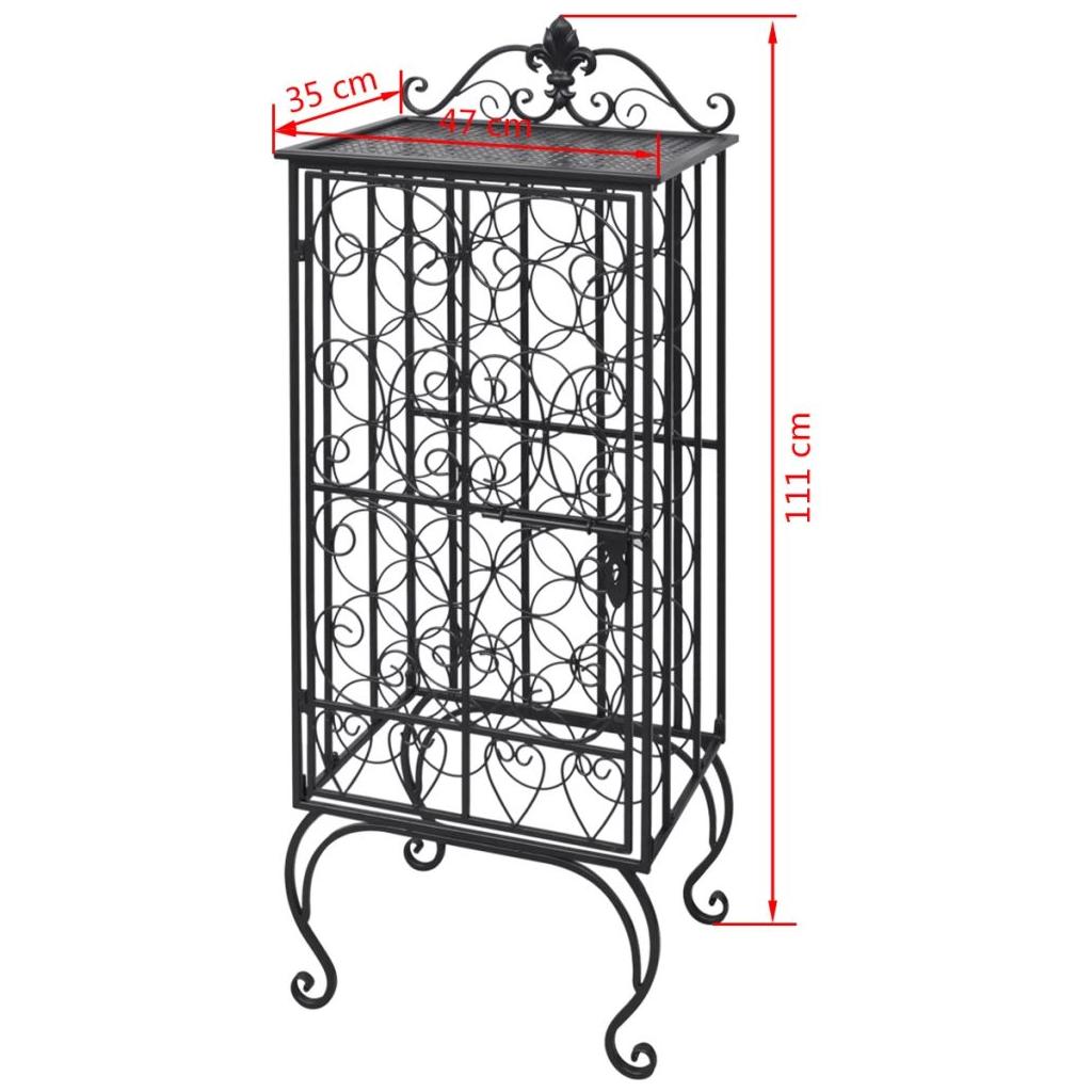 Metalinis Stovas 28 Vyno Buteliams