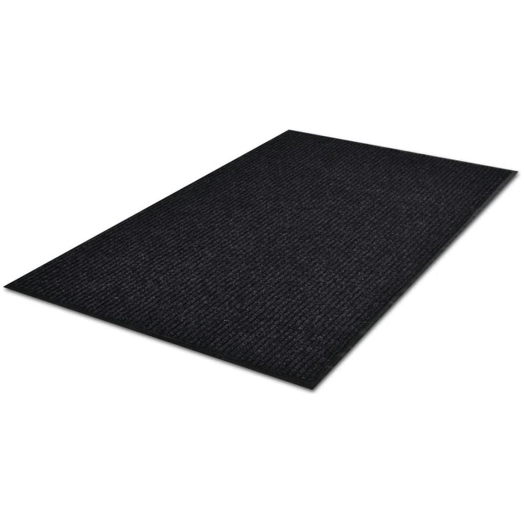 Juodas PVC Durų Kilimėlis, 120 x 180 cm
