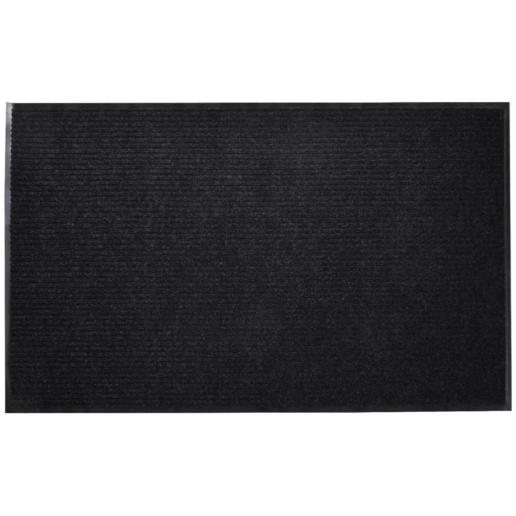 Juodas PVC Durų Kilimėlis, 120 x 180 cm
