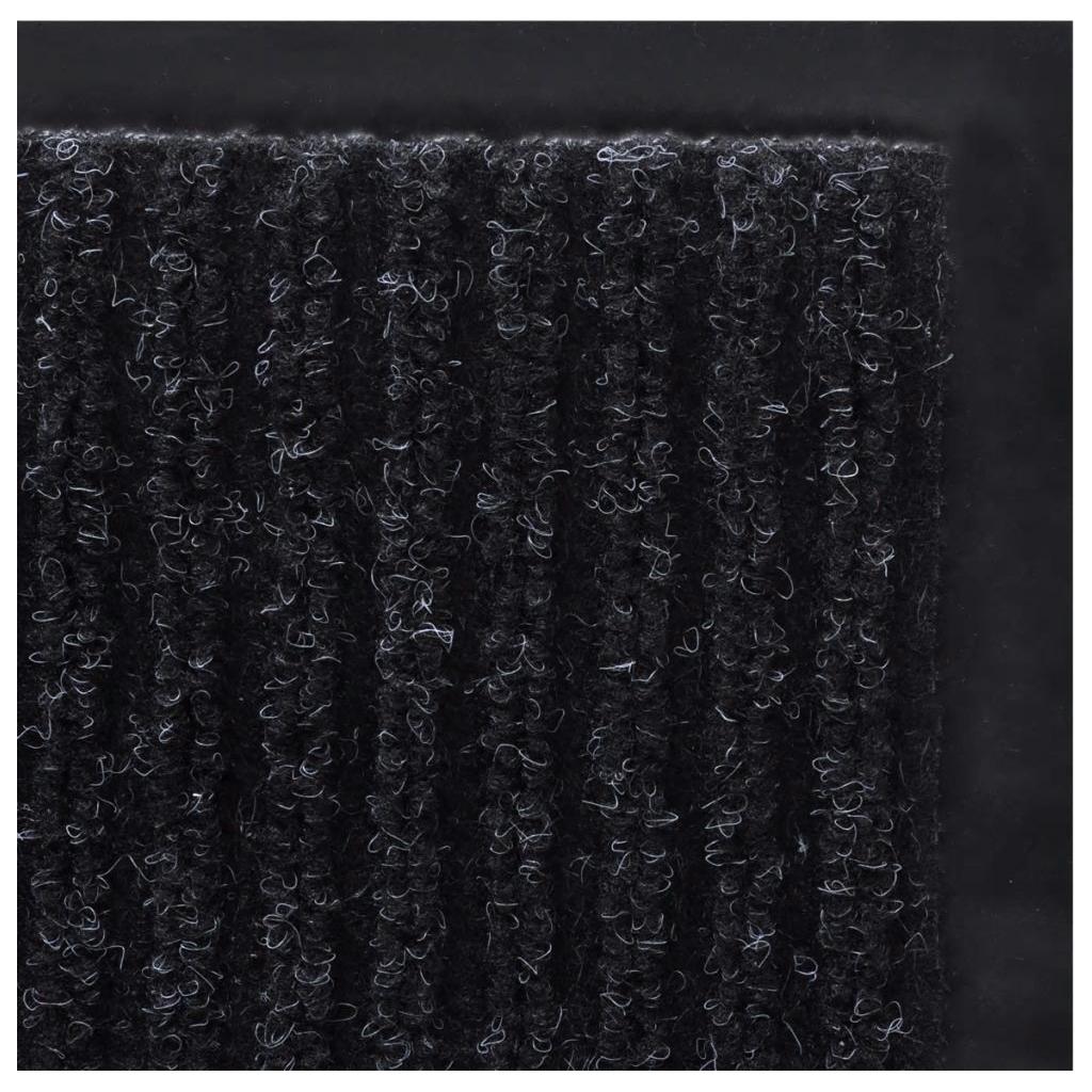 Juodas PVC Durų Kilimėlis, 120 x 180 cm