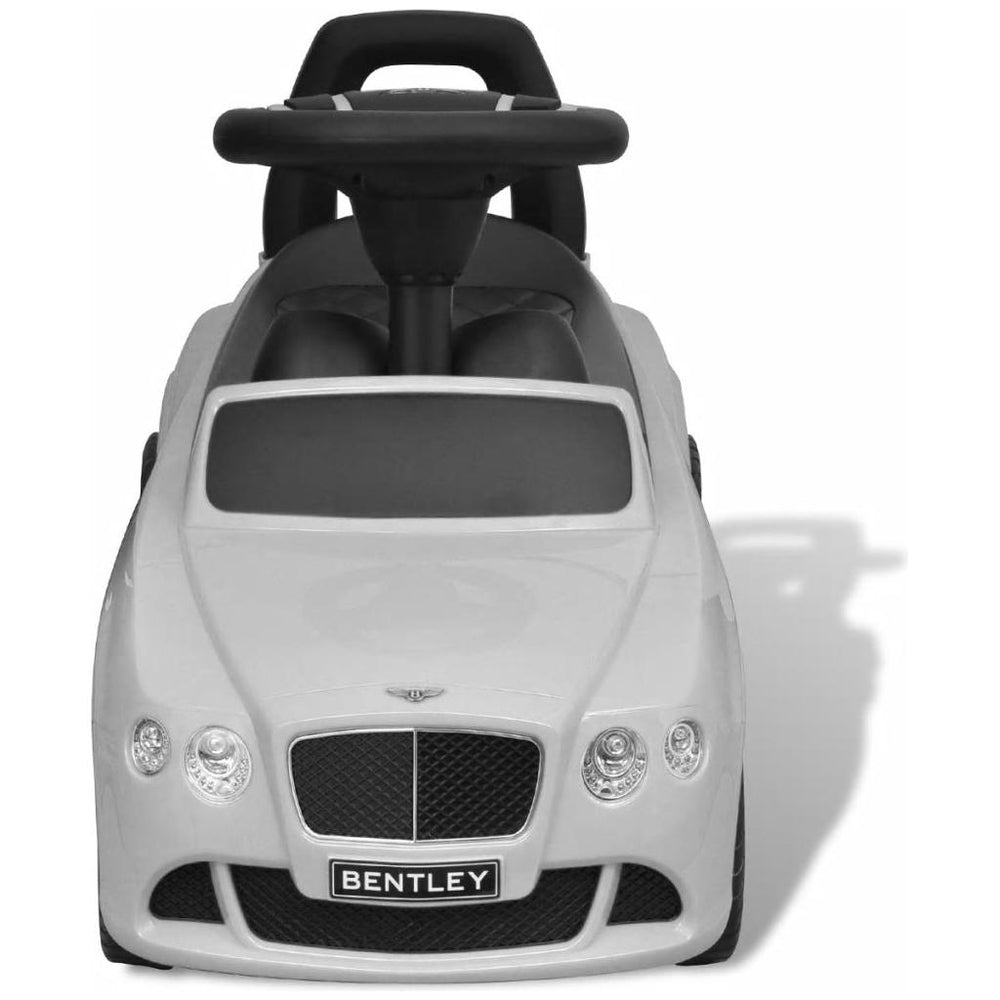 Bentley Vaikiškas Automobilis Paspirtukas, Baltas