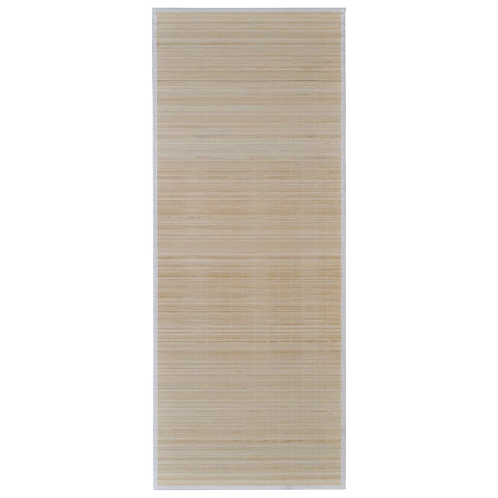 Stačiakampis Kilimas iš Bambuko, Natūralios Spalvos 80 x 300 cm